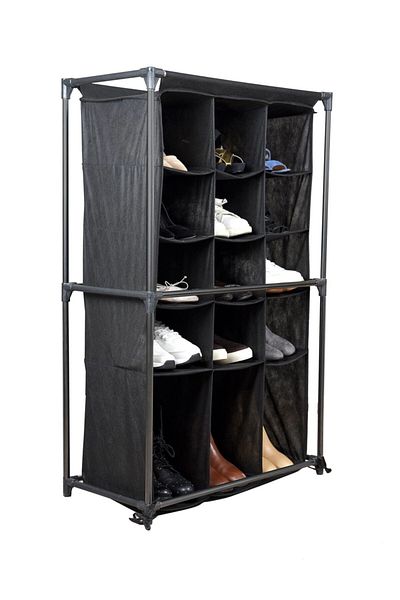 Lerato 15 Compartment Cloth Shoe Cabinet Multi-Purpose Cloth Organizer
