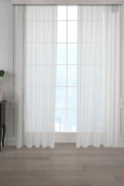 Fushia Double Wing Tulle Curtain Don't Want Ironing Frequently Pleated