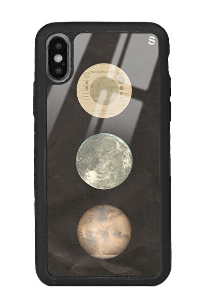 Spoyi Iphone X - Xs Night Moon Tasarımlı Glossy Telefon Kılıfı