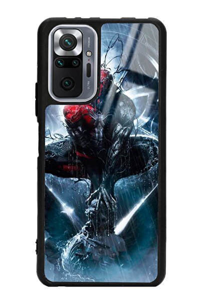 Spoyi Xiaomi Redmi Note 10 Pro - Max Spiderman Tasarımlı Glossy Telefon Kılıfı