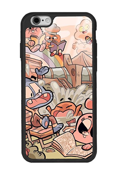 Spoyi Iphone 6 - 6s Gumball Tasarımlı Glossy Telefon Kılıfı