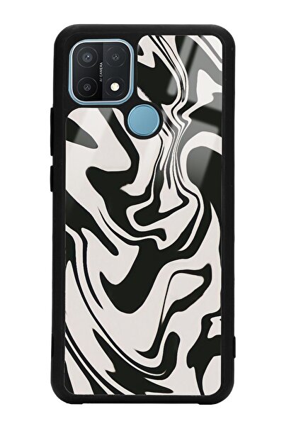 Spoyi Oppo A15 - A15s Triptrance Tasarımlı Glossy Telefon Kılıfı