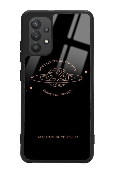 Spoyi Samsung A32 Glossy Phone Case with Retrograde Design