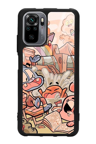 Spoyi حافظة هاتف لامعة بتصميم غامبول لهاتف Xiaomi Redmi Note 10 - 10s