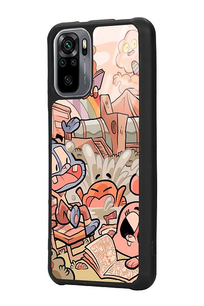 Spoyi حافظة هاتف لامعة بتصميم غامبول لهاتف Xiaomi Redmi Note 10 - 10s