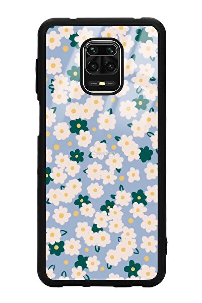Spoyi Xiaomi Redmi Note 9 Pro - 9s Daisy Pattern Tasarımlı Glossy Telefon Kılıfı