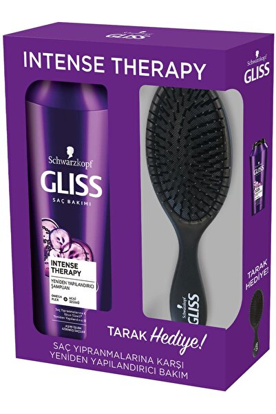 Gliss Brand: Intense Therapy Shampoo 500 ml + Comb Category: Hair Brush and Comb