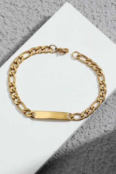 Bluem Unisex Steel Non-Tarnish Barley Metal Bracelet - Imported Non-Tarnish Steel Men's Chain