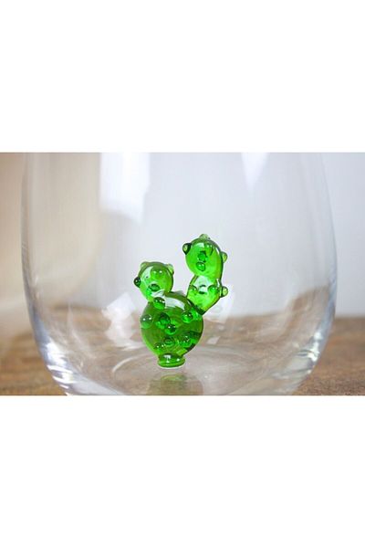 ADAMODART Cactus Figured Single Water Glass