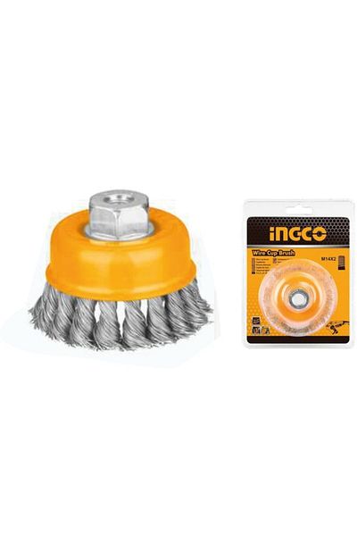 Ingco Twisted Bowl Brush 100mm