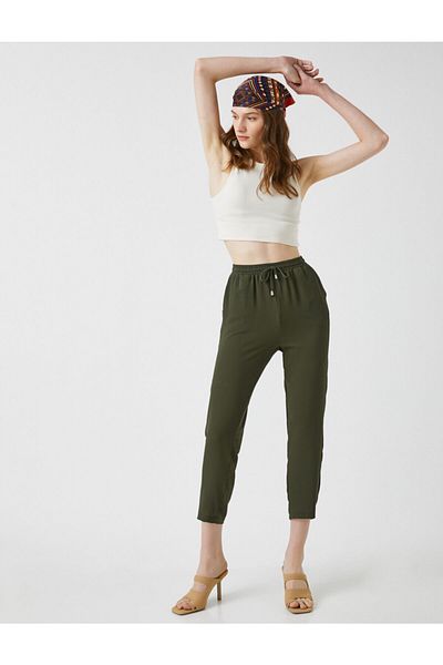 Koton Waist Tied Trousers