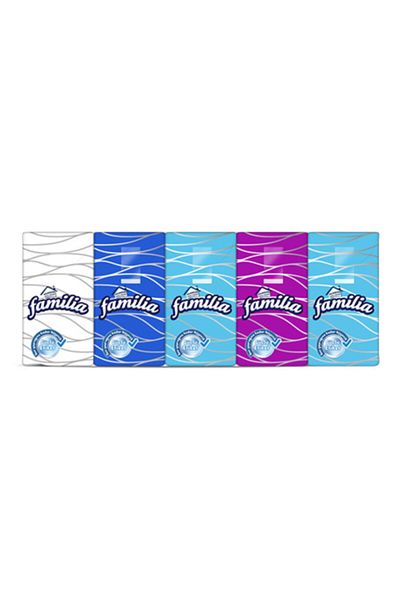 Familia Wipes 3 Layers 10 Packs x 5 Pieces = 50 Packs of Pocket Wipes