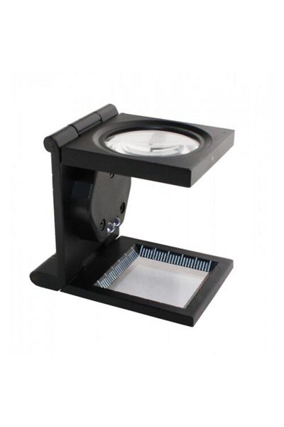 Nikula 25x25 Mm Full Steel Coated Folding Magnifier