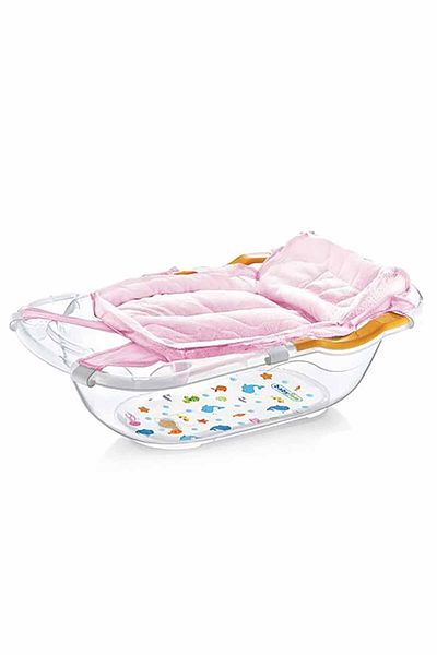 Babyjem Ροζ W. Δίχτυ αφρού για πετσέτες