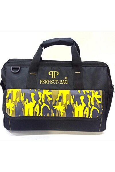 abnturk Ağzı Kitlenebilir Özellikli Omuz Askılı Çelik Telli Kumaş Usta Tamirc...