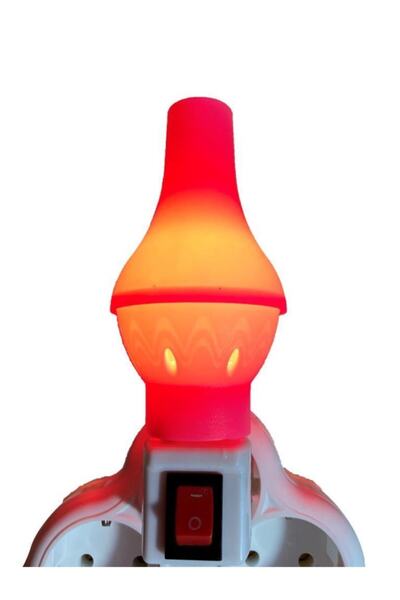 İstoç Türk West Light Çok Renkli Duylu Gece Lambası E14 Duy Tipi Günışığı Ampul