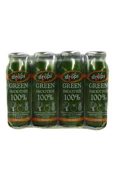 Fruit Drops 100% Green Smoothie, 12 Adet,250 ml