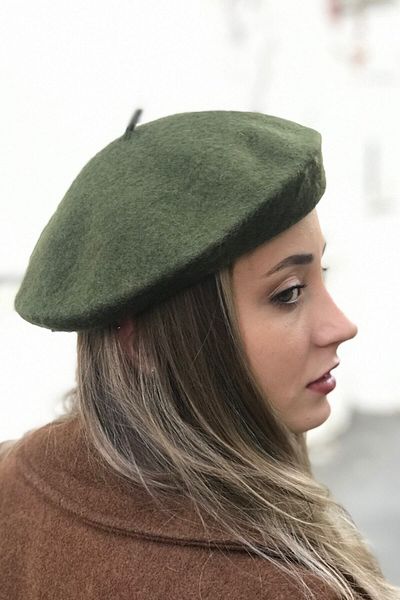 Novon Giyim & Aksesuar 100% Felt Premium French Painter Beret