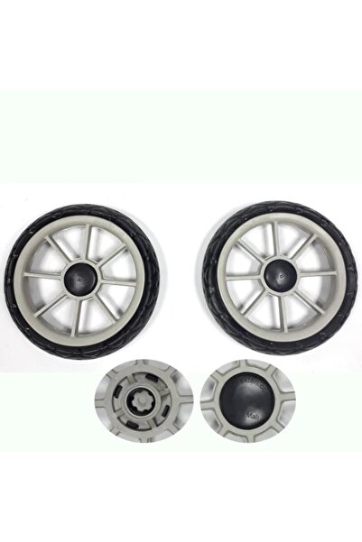 abnturk 2 Adet Büyük Boy Pazar Arabası Teker Takımı Ø20cm 2 Teker Fiyatı Pazar Arabası 20x20 Cm Teker Takımı