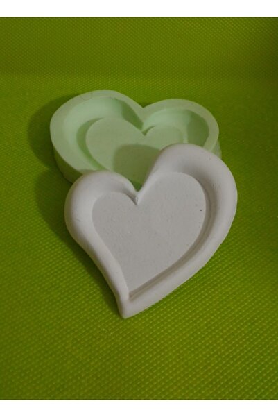 AnkaHobiMarket Çerçeve Kalp Silikon Kalıp