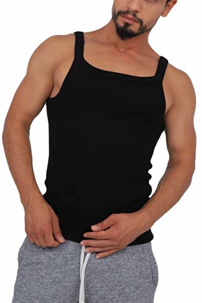 Hepsine Rakip Ανδρικό λουράκι Tank Top Camisole Βαμβακερό εσώρουχο ελαστικό