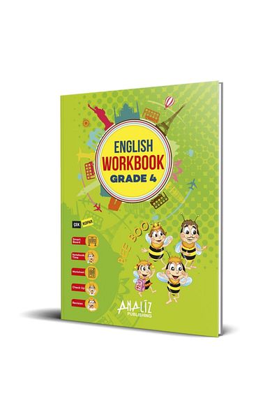 Analiz Yayınları الفئة الرابعة Englısh Workbook الصف 4