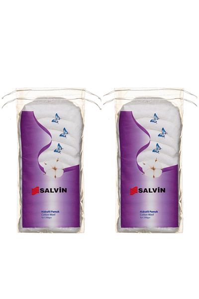 salvin Hydrophilic Zigzag Cotton 200gr X 2 Pieces