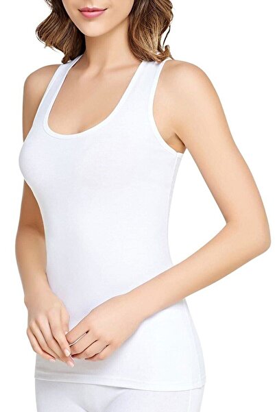 Hepsine Rakip Жіноча майка з широкими бретелями з еластану та бавовни