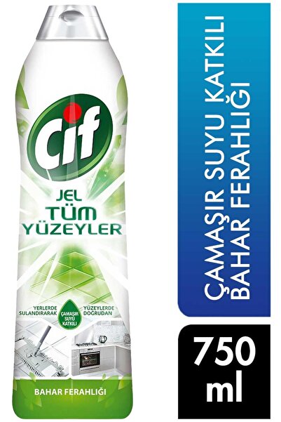 Cif Marka: Jel 750 Ml Tüm Yüzeyler Bahar Ferahlığı 8690521042805 Kategori: Yüzey Temizleyici