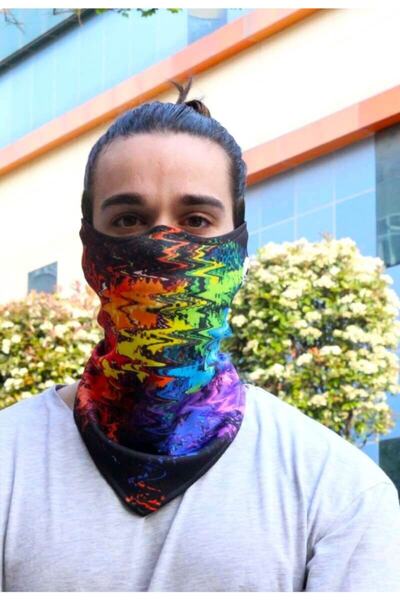 Tıklaalbeni Colored Erkek Kayak Ve Snowboard Yüz Maskesi Snowsea 2075