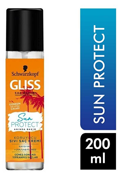 Gliss بلسم سائل للشعر - 200 مل للحماية من الشمس8690572794616