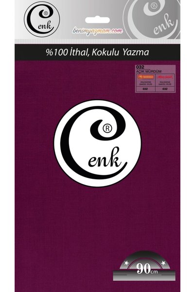 Cenk Düz Yazma 100 Cm Açık Mürdüm Tekli Poşet %100 Ithal Kokulu