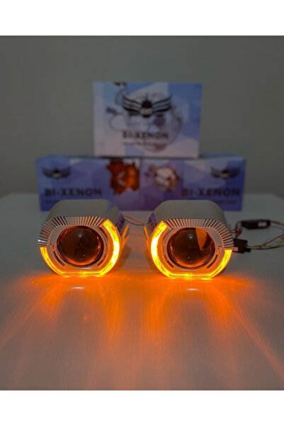 E.K.Tuning Bi Xenon Turuncu Far Merceği 2.5 Inç Universal Mercek