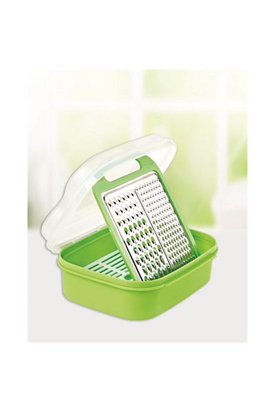 Yetkin Home Grater Set with Strainer and Storage Container for Vegetables and Kitchen