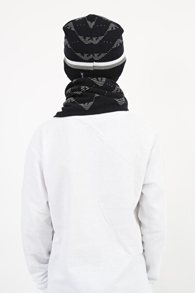 Everest Σετ Βαμβακερό Φουλάρι και Μπερέ για Αγόρια