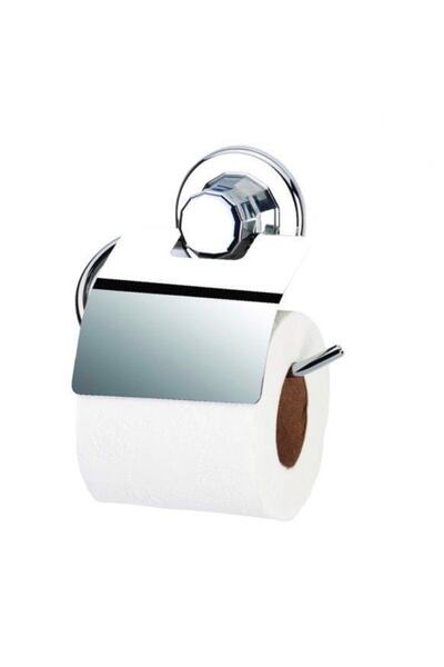 İstoç Türk Delux Süper Paslanmaz Çelik Geniş Kapaklı Tuvalet Kağıdı Askısı Kr...