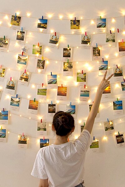 Lion 5 Metre Peri Led Işık + 25 Adet Minik Mandal Hediyeli