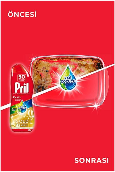 Pril Brand: Excellence Gel Degreaser 900 ml 50 Washes Category: Dishwasher Cleaner