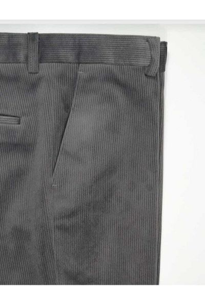 Lema Güncüoğlu Corduroy Lined with Fleece Coated Regular Fit Men's Velvet Pants