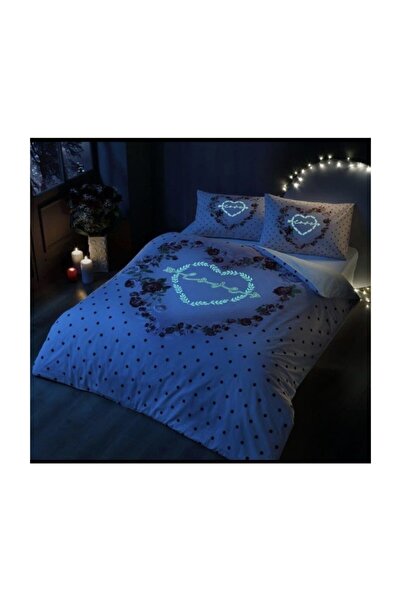 Taç Cotton Glow Shining Double Duvet Cover Set Lover Pink
