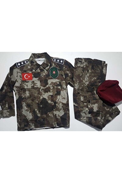 asil türk Costum militar verde pentru băiat