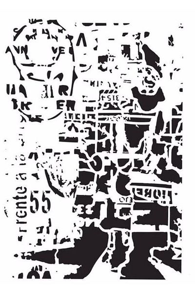 Cadence Mix Media Stencil Ma Series Ma76 21x29