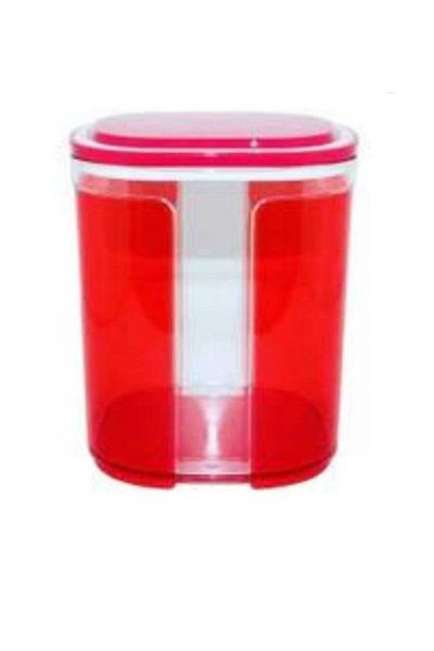 Tupperware صندوق تخزين أحمر مكون من قطعتين سعة 780 مل و1.5 لتر