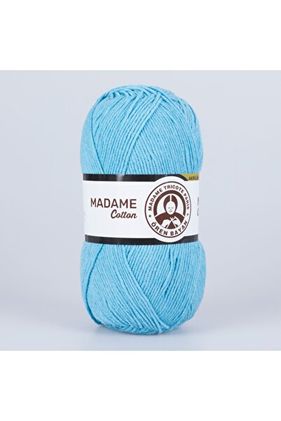 Ören Bayan Madame Cotton El Örgü Ipliği 100 Gr 016 Turkuaz