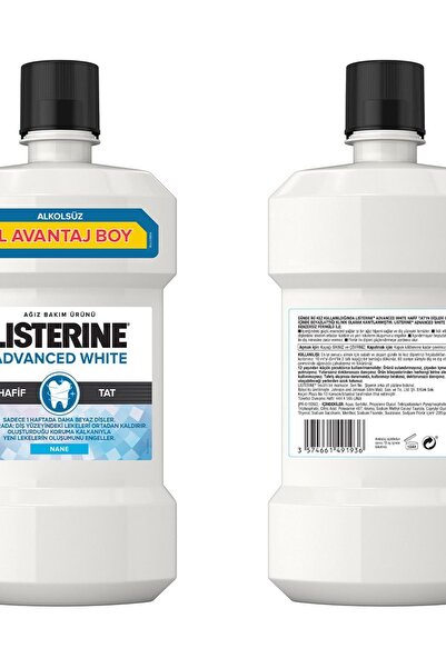 Listerine Marka: Advanced White Mild Ağız Bakım Suyu 1l Kategori: Ağız Çalkal...
