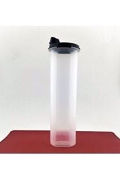 Tupperware Oval Olive Oil Bottle 1.1 Lt - Black Cap