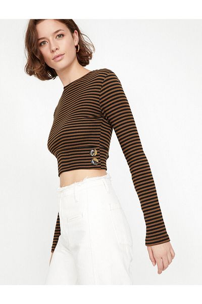Koton Women's Striped T-shirt