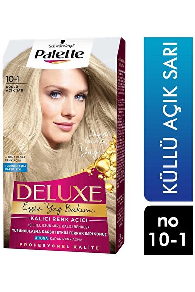Palette Deluxe Eşsiz Yağ Bakımı Saç Boyası Küllü Açık Sarı 10-1 6281031271582...