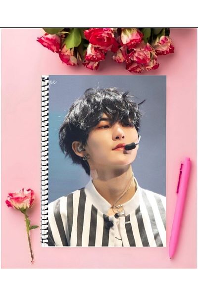 ROLLAS STORE 1 Piece the Boyz Kpop Special Design A4 Notebook - 21*29 cm Ring Checkered