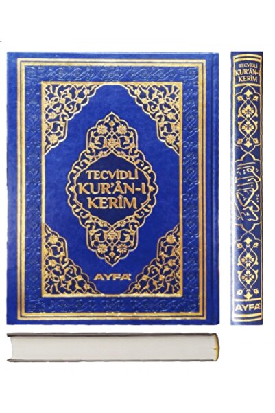 Ayfa Basın Yayın Tecvidli Kuranı Kerim - Orta Boy - Mavi
